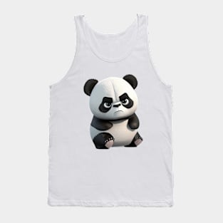 Panda Cute Adorable Humorous Illustration Tank Top